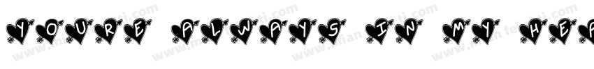 Youre always in my heart字体转换